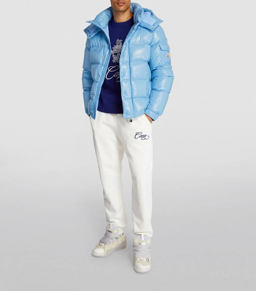 Moncler Maya 70 Down Jacket in Sky Blue