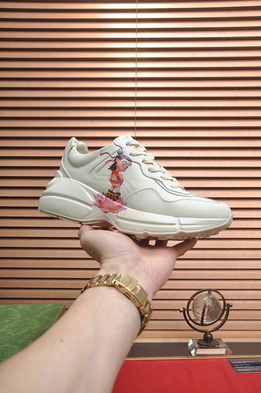 Gucci White Chunky Sneakers