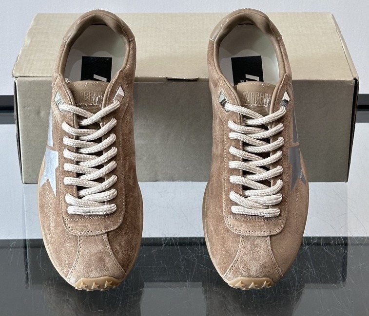 Golden Goose Brown Star Sneakers
