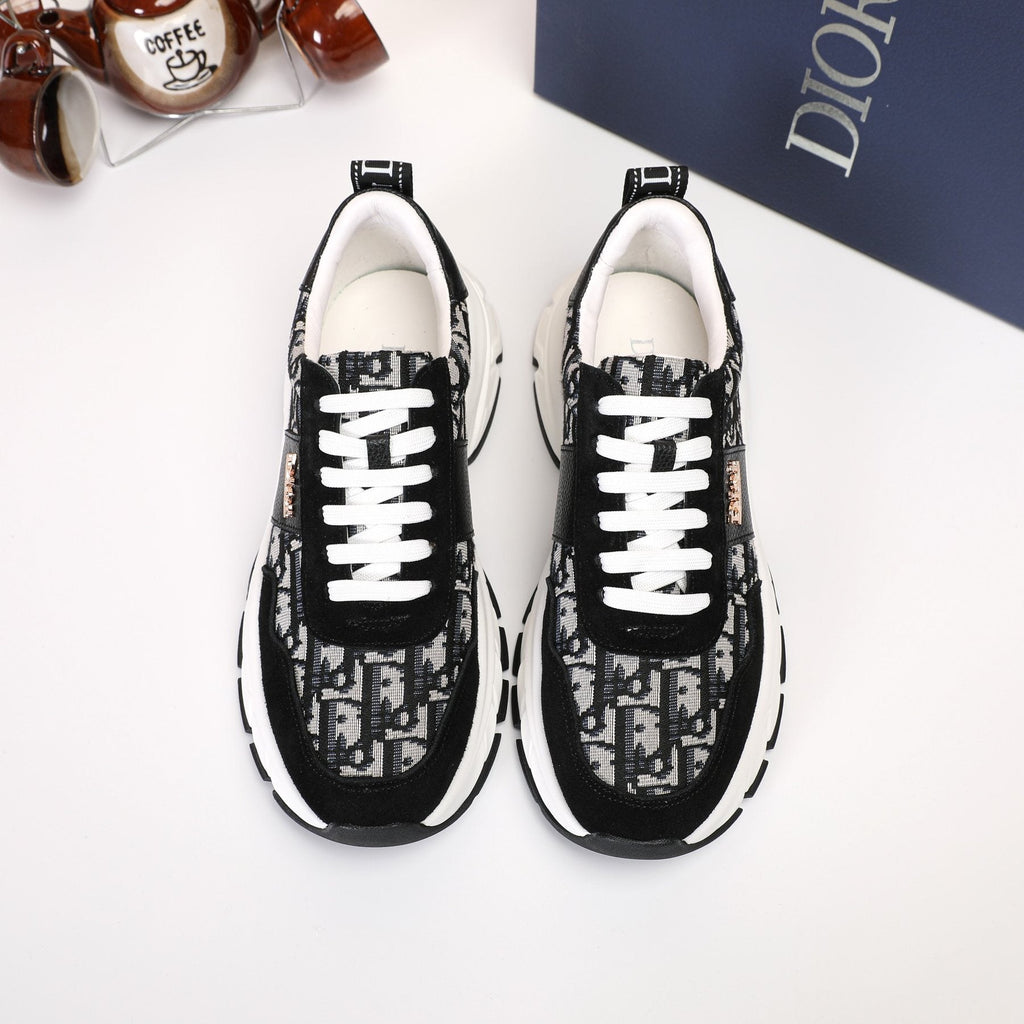 Dior Patterned Low-Top Sneakers
