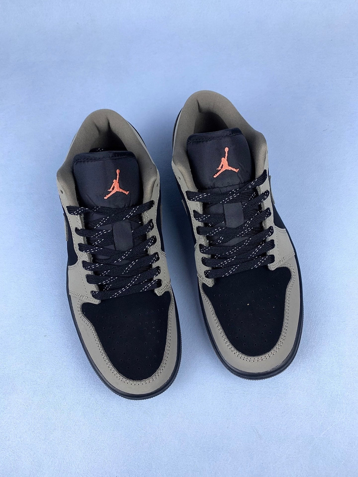 Air Jordan 1 Low Grey / Black / Mocha Brown Unisex Sneakers IB7109-005