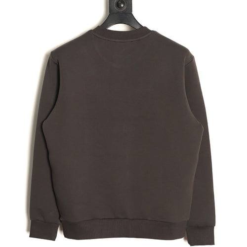 Gucci Interlocking G and Lettering Crewneck Sweatshirt - Dark Charcoal